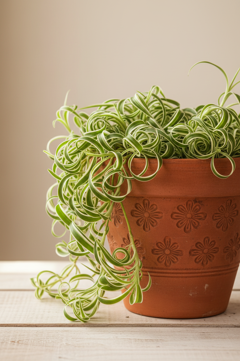 Spider Plant Hawaiian - 4" Pot - NURSERY POT ONLY